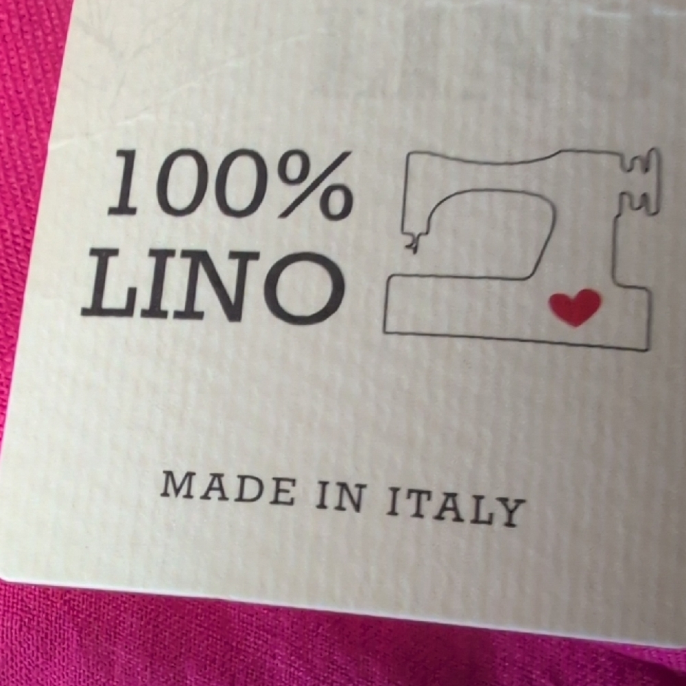 NWT 100 % Lino Made In Italy Linen Dress - Picture 6 of 11